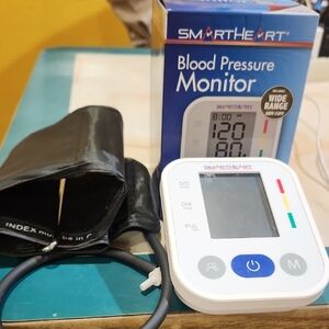 White Digital Blood Pressure Monitor